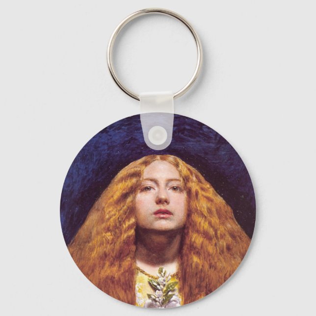 The Bridesmaid, c.1851 by John Everett Millais Key Ring (Front)
