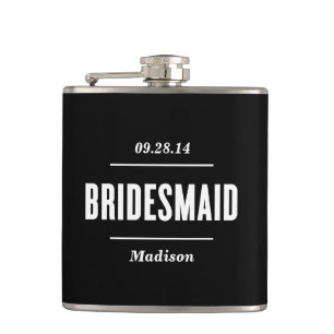 The Bridesmaid Wedding Flask