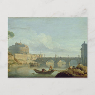The Bridge and Castle Sant'Angelo, 1745 Postcard