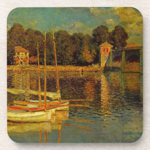 The Bridge at Argenteuil by Claude Monet Coaster