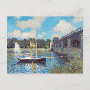 The Bridge at Argenteuil by Claude Monet Postcard