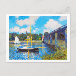 The Bridge at Argenteuil Claude Monet Postcard