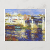 The bridge at chatou by Pierre-Auguste Renoir