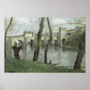 The Bridge at Mantes Poster