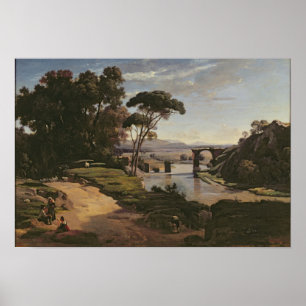 The Bridge at Narni, c.1826-27 Poster