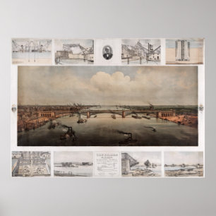 The bridge at St. Louis Missouri Poster