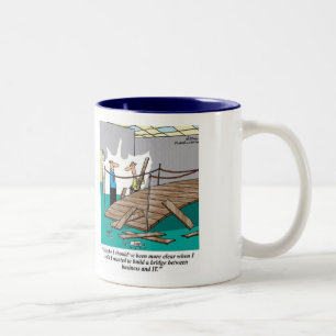 The Bridge between Business & IT: Business Analyst Two-Tone Coffee Mug