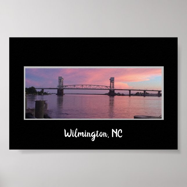 The Bridge in Wilmington, NC Poster (Front)