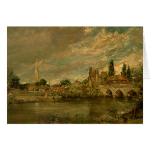 The Bridge of Harnham and Salisbury Cathedral