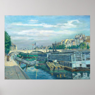 The Bridge of Louis Philippe - Guillaumin Fine Art Poster