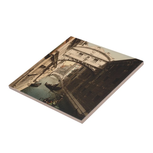 The Bridge of Sighs II, Venice, Italy Tile (Side)