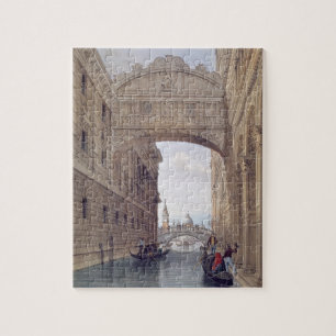 The Bridge of Sighs, Venice, engraved by Lefevre ( Jigsaw Puzzle