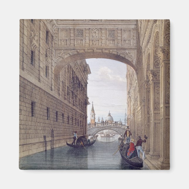 The Bridge of Sighs, Venice, engraved by Lefevre ( Magnet (Front)