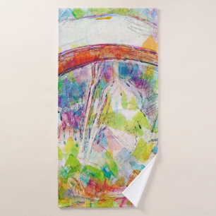 The Bridge, Paul Cezanne Bath Towel