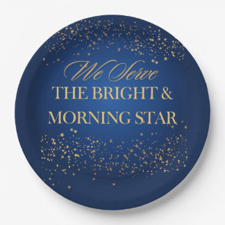 The Bright & Morning Star Paper Plate