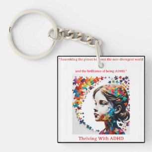 The Brilliance of ADHD*Dr.Anders Osborne PhD Key Ring
