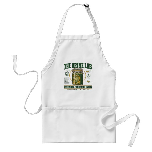 The Brine Lab Fermentation Hobby Standard Apron (Front)