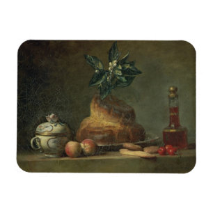 The Brioche or The Dessert, 1763 (oil on canvas) Magnet