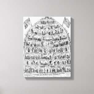 The British Beehive, 1867 Canvas Print