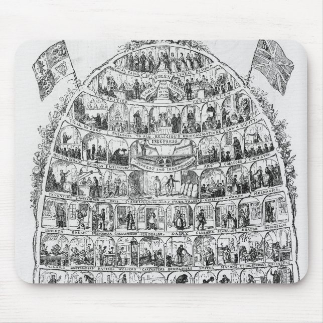 The British Beehive, 1867 Mouse Pad (Front)