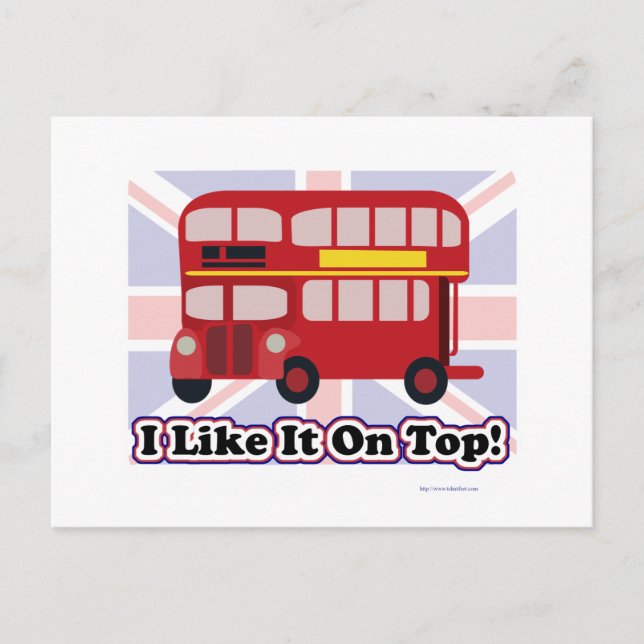 The British Bus Postcard (Front)