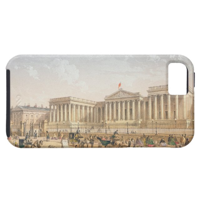 The British Museum, c.1862 (colour litho) Case-Mate iPhone Case (Back Horizontal)