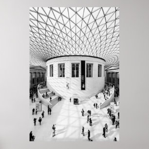 THE BRITISH MUSEUM, LONDON, UK POSTER