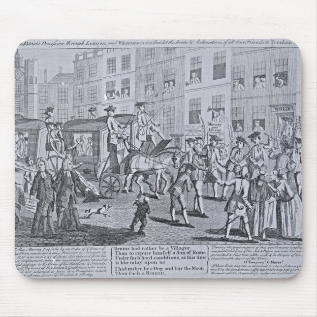 The British Patriots Procession through Mouse Pad (Front)