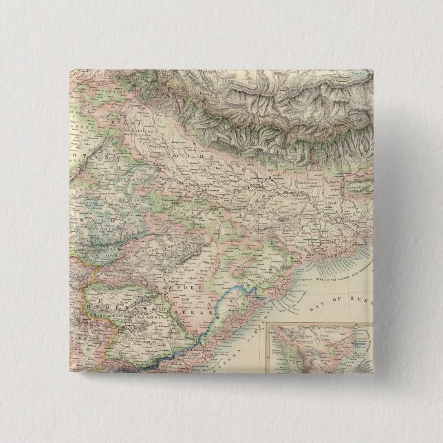 The British Possessions in the East Indies 15 Cm Square Badge (Front)