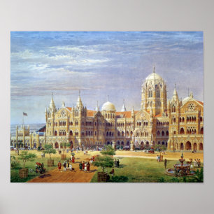 The British Raj Great Indian Peninsular Terminus Poster