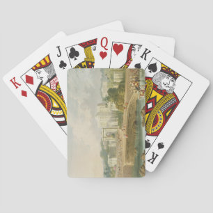 The British Residency at Hyderabad in 1813, from V Playing Cards