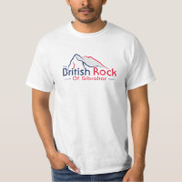 The British Rock Of Gibraltar TShirt Design