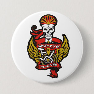 The Brompton Chapter Pin Badge (Folding Bike)
