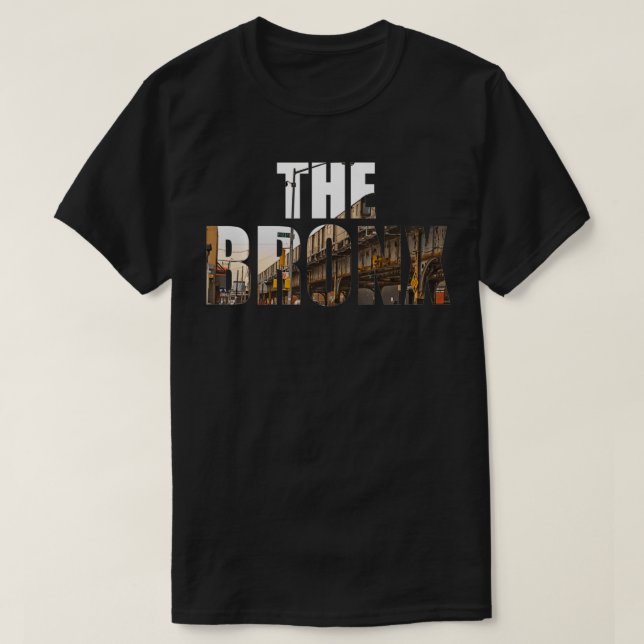The Bron New York NYC  T-Shirt (Design Front)