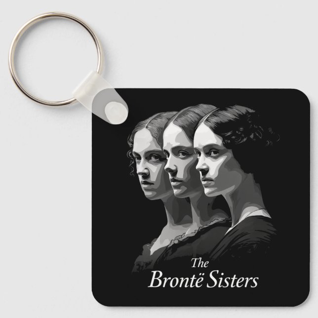 The Brontë Sisters Key Ring (Front)