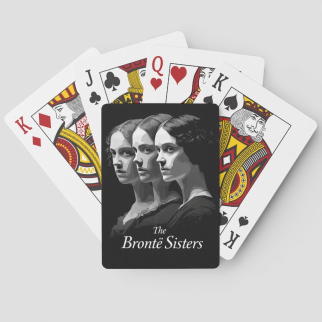 The Brontë Sisters Playing Cards (Back)
