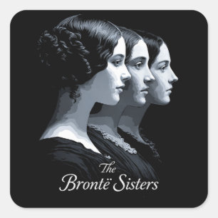 The Brontë Sisters Square Sticker
