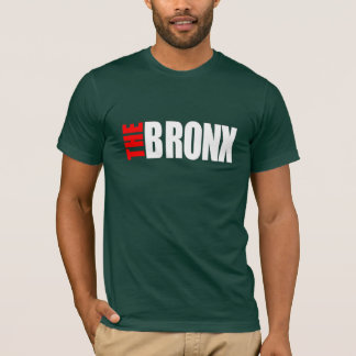 THE BRONX_LOGO_png white&red - Customised T-Shirt