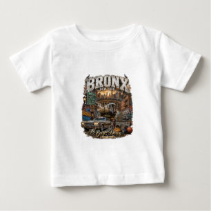 The Bronx New York Boogie Down Urban Collage Baby T-Shirt