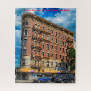 The Bronx New York.Christmas Greetings Jigsaw Puzzle