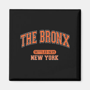 The Bronx New York Settled 16&#  Vintage Srts Arc Magnet