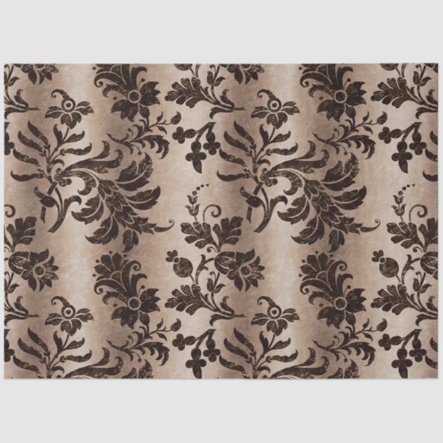 The Bronze Velvet  Series Design 1 Tissue Paper (Front)