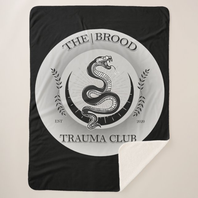 The Brood Brand Sherpa Blanket (Front)