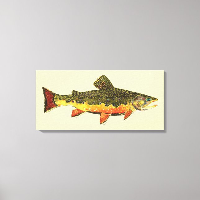The Brook Trout Canvas Print (Front)