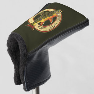 The Brook Trout Fishing Golf Head Cover