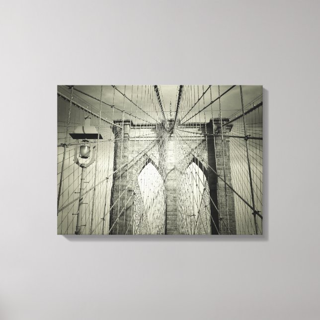 The Brooklyn Bridge Canvas Print (Front)