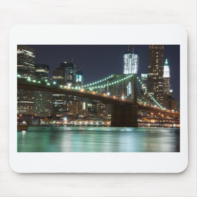 The Brooklyn Bridge - Colour Mouse Pad (Front)