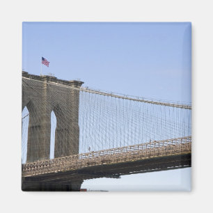 The Brooklyn Bridge in New York City, New 2 Magnet