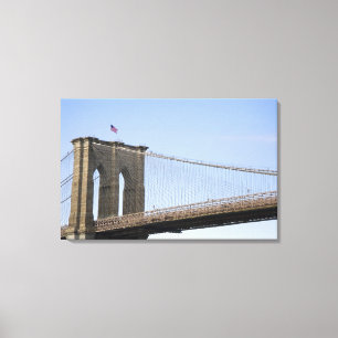 The Brooklyn Bridge in New York City, New Canvas Print