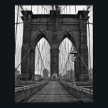 The Brooklyn Bridge in New York City Poster<br><div class="desc">The Brooklyn Bridge in New York City. | Weygan Randolph Mayes | AssetID: 98060604</div>